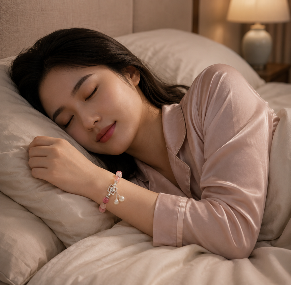 đeo vòng đá thạch anh khi ngủ được không